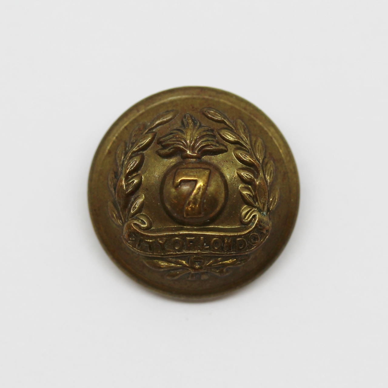 7th City of London Regiment Button - Small