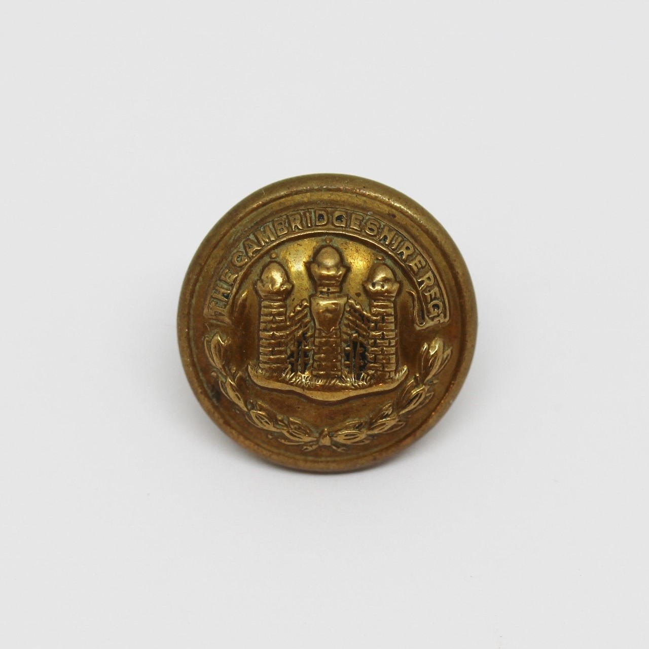 Cambridgeshire Regiment Officer's Button (Small)
