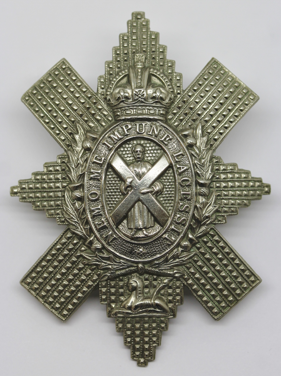 Black Watch (The Royal Highlanders) Cap Badge - King's Crown