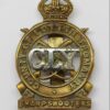 3rd County of London Yeomanry (Sharpshooters) Cap Badge - King's Crown
