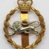 King's Own Royal Border Regiment Cap Badge - Queen's Crown