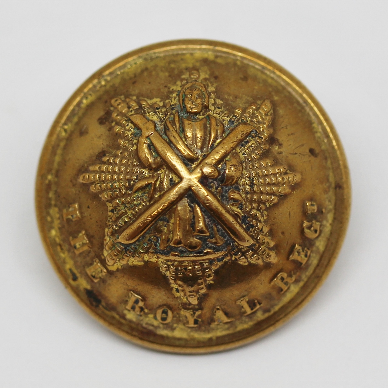 Victorian 1st (The Royal Scots) Regiment of Foot Officer's Button (Large)