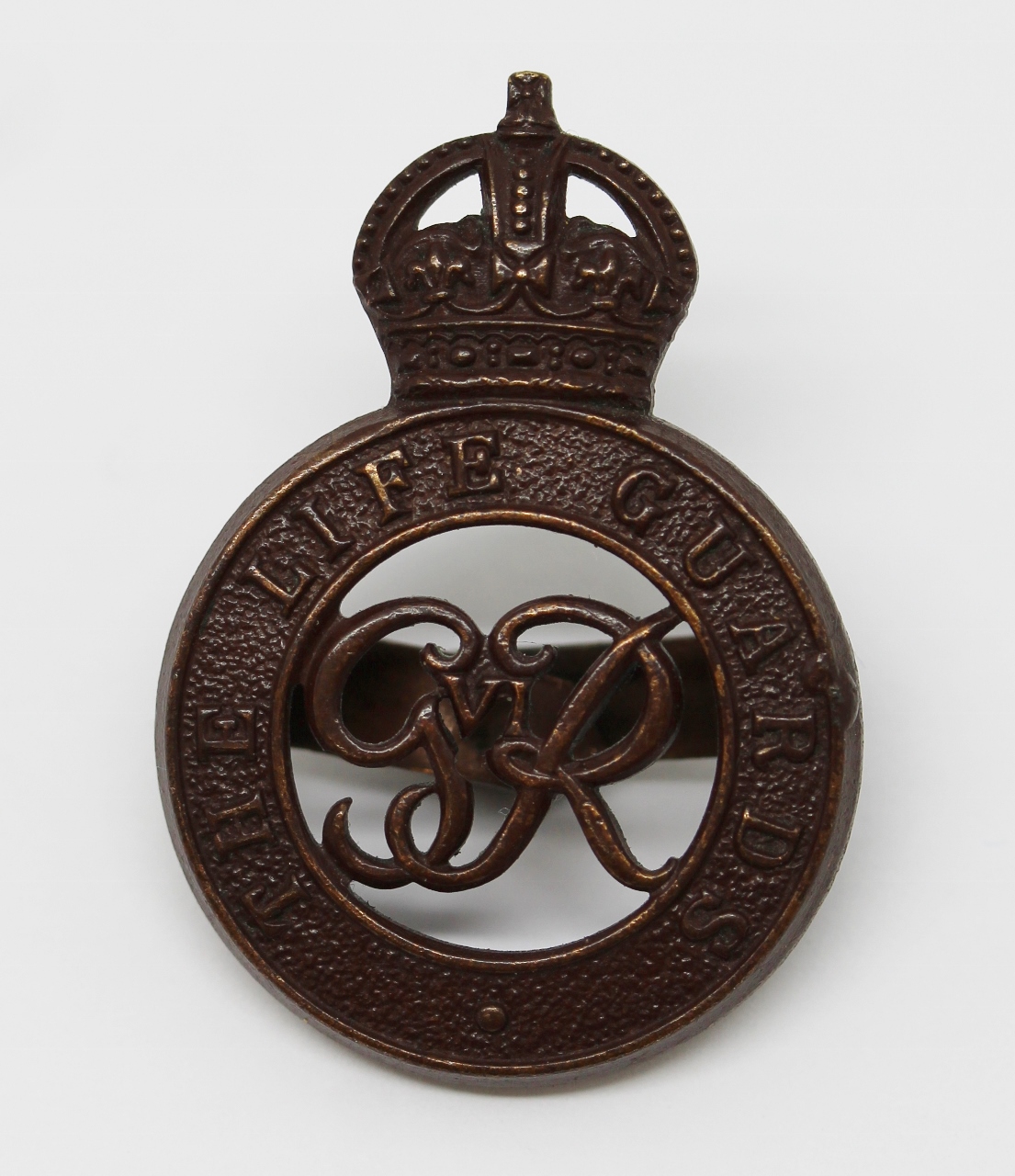 George VI Life Guards Officer's Service Dress Cap Badge