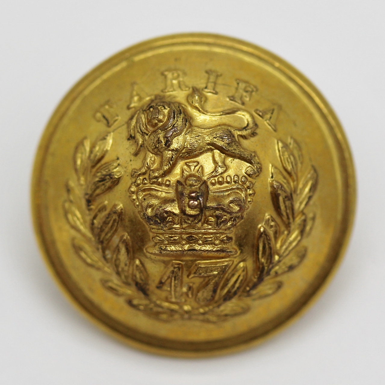 Victorian 47th (Lancashire) Regiment of Foot Officer's Button (Large)