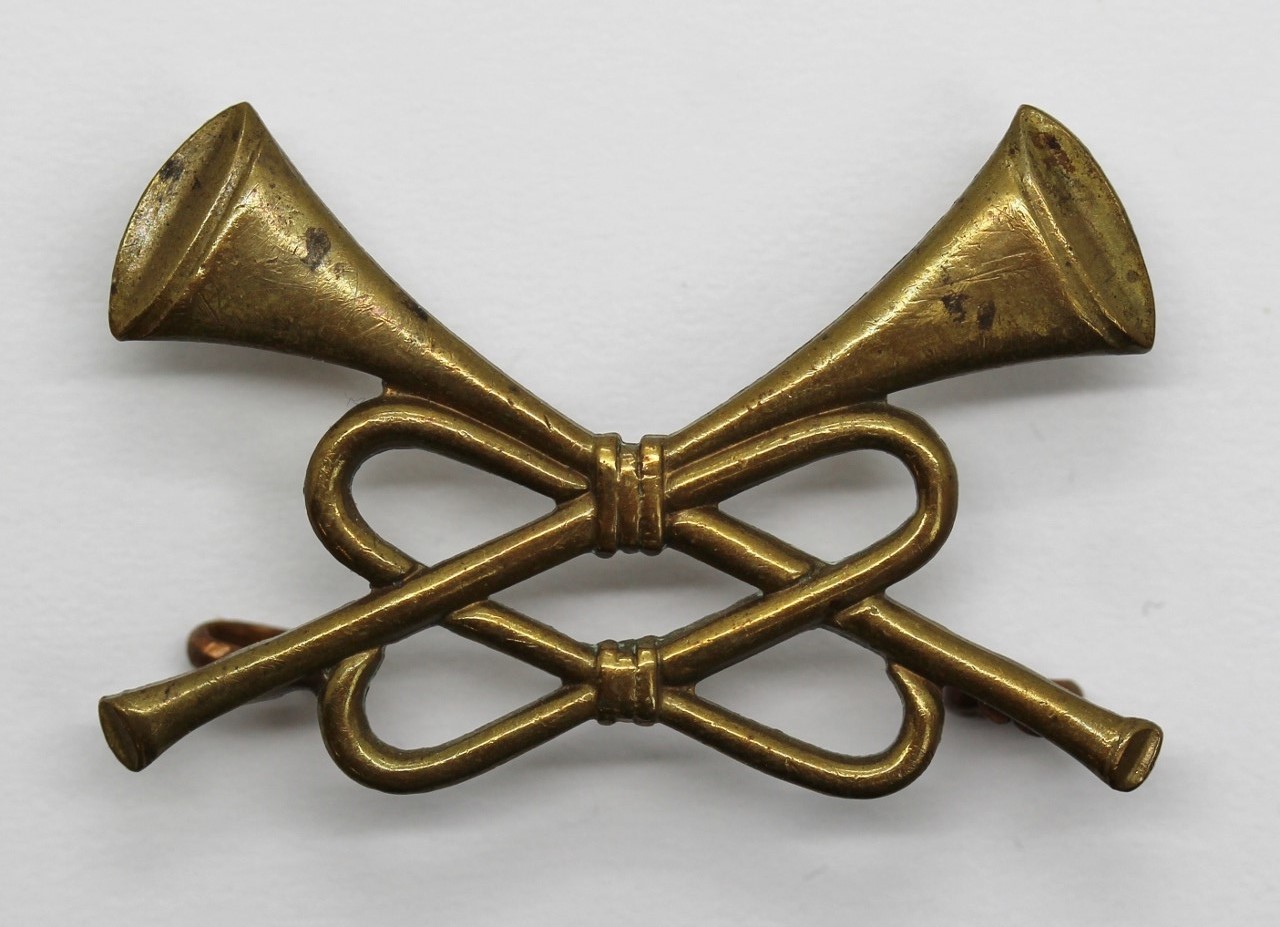 British Army Cavalry Trumpeters Arm Badge