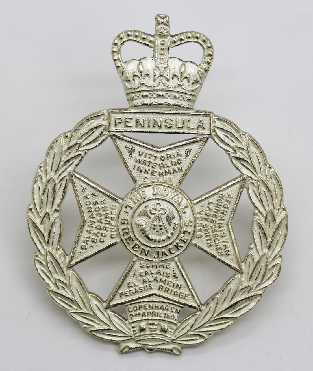 Royal Green Jackets Officer's Dress Cap Badge