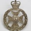 Royal Green Jackets Officer's Hallmarked Silver Cap Badge
