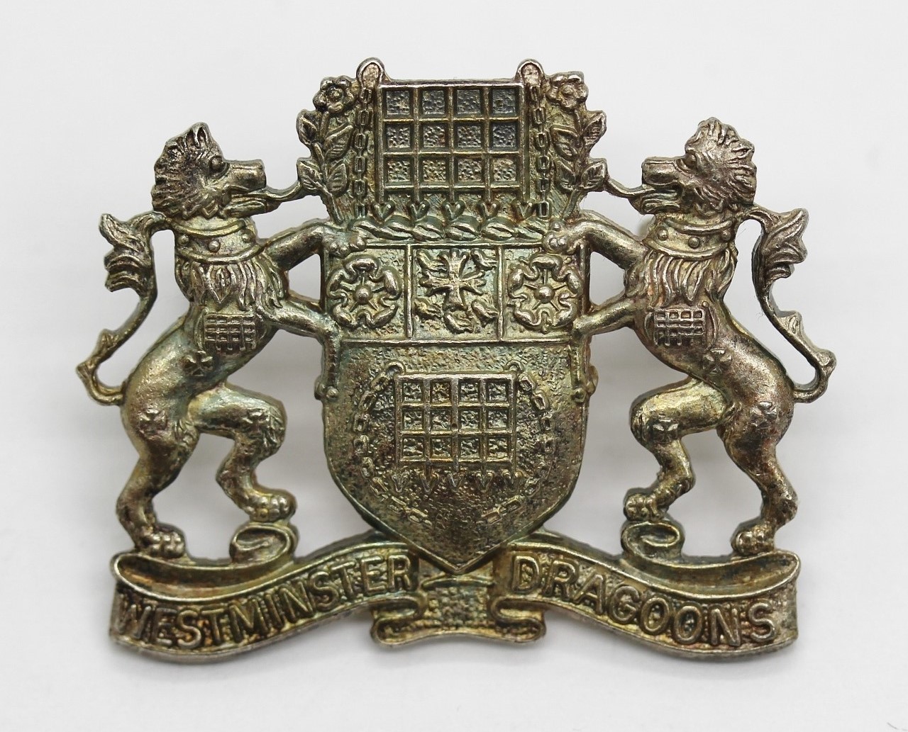 Westminster Dragoons Officer's Cap Badge