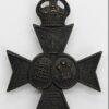 16th Bn. (Queen's Westminster & Civil Service Rifles) London Regiment Cap Badge - King's Crown