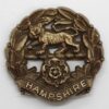 Hampshire Regiment WW2 Plastic Economy Cap Badge