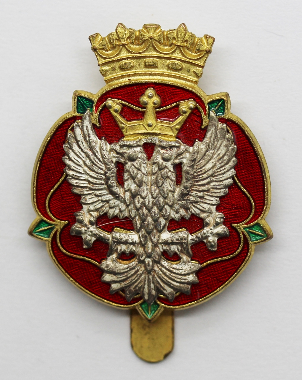 Royal Mercian & Lancastrian Yeomanry Enamelled Cap Badge