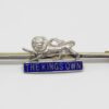 The King's Own (Royal Lancaster Regiment) Silver & Enamel Sweetheart Brooch