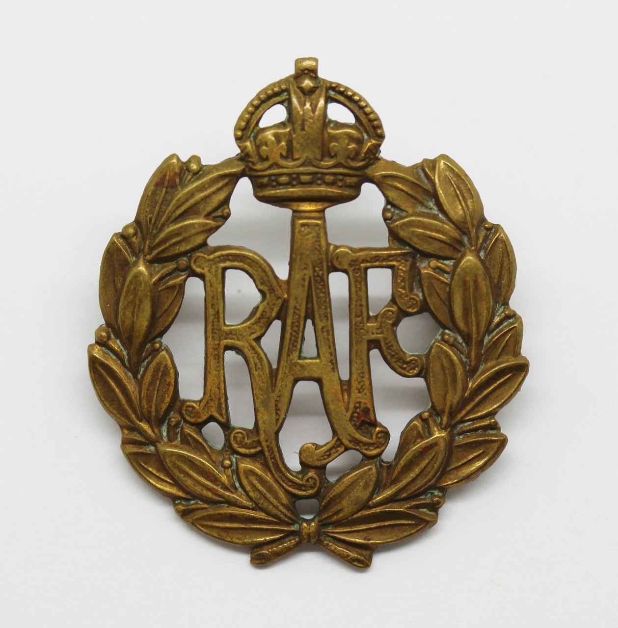 Royal Air Force (R.A.F.) Cap Badge - King's Crown
