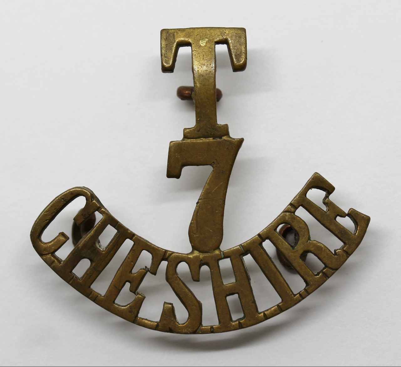 7th Territorial Bn. Cheshire Regiment (T / 7 / CHESHIRE) Shoulder Title