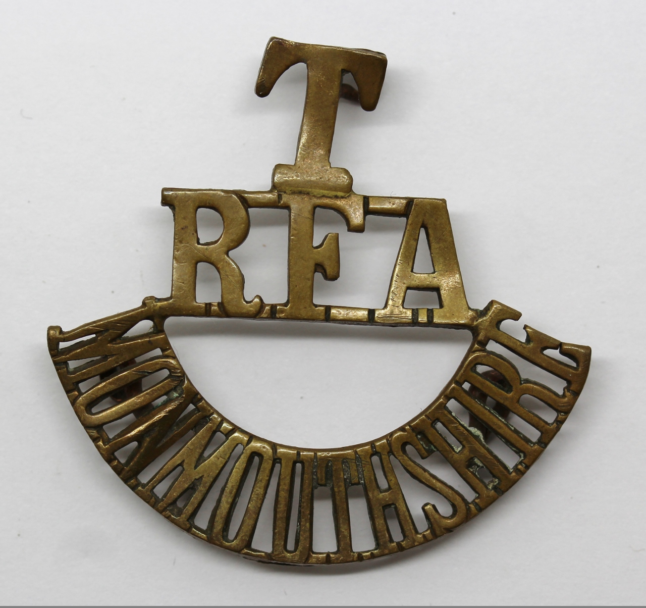 Monmouthshire Territorials, Royal Field Artillery (T / R.F.A. / MONMOUTHSHIRE) Shoulder Title