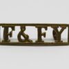 Fife & Forfar Yeomanry (F&FY) Shoulder Title