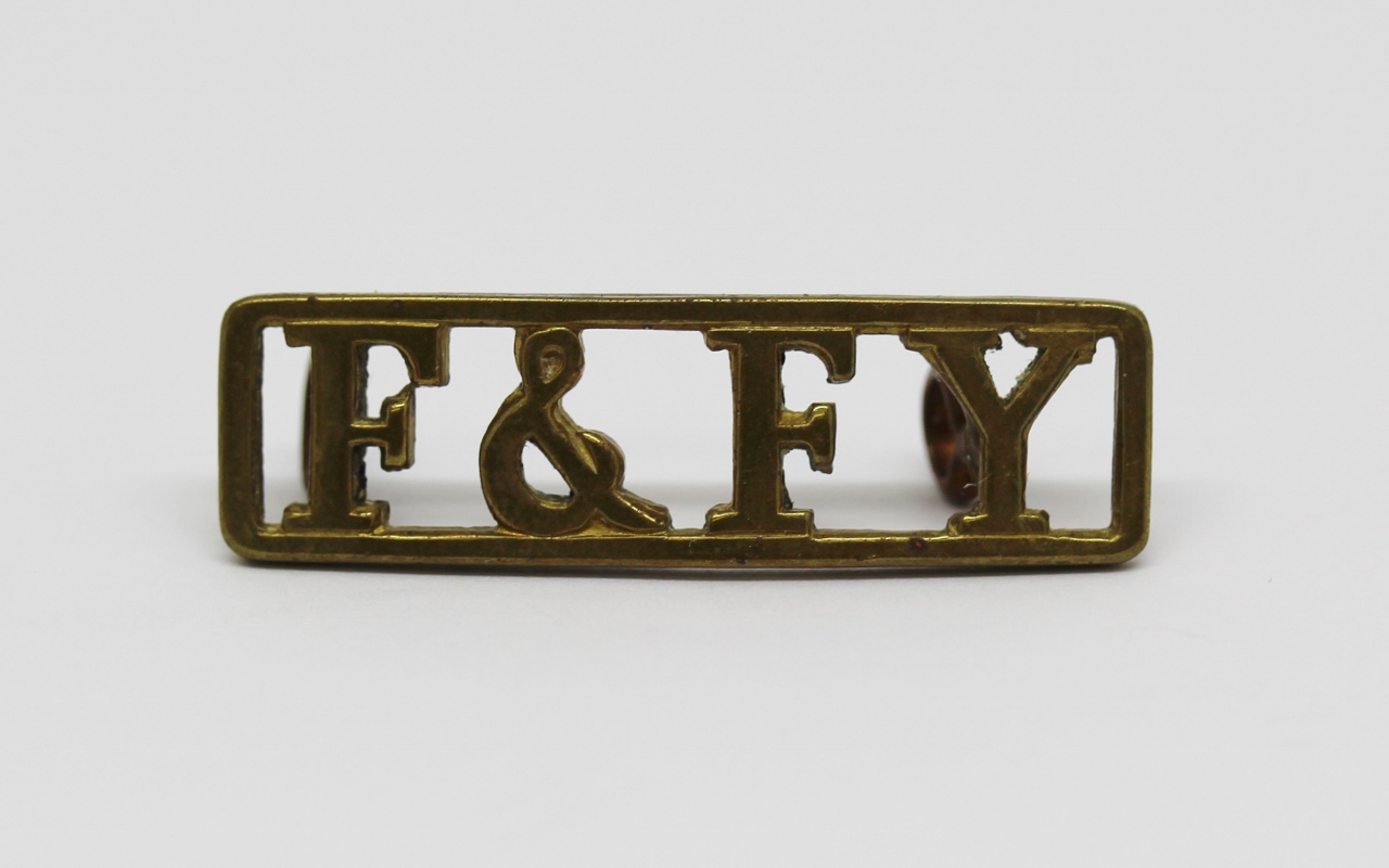 Fife & Forfar Yeomanry (F&FY) Shoulder Title