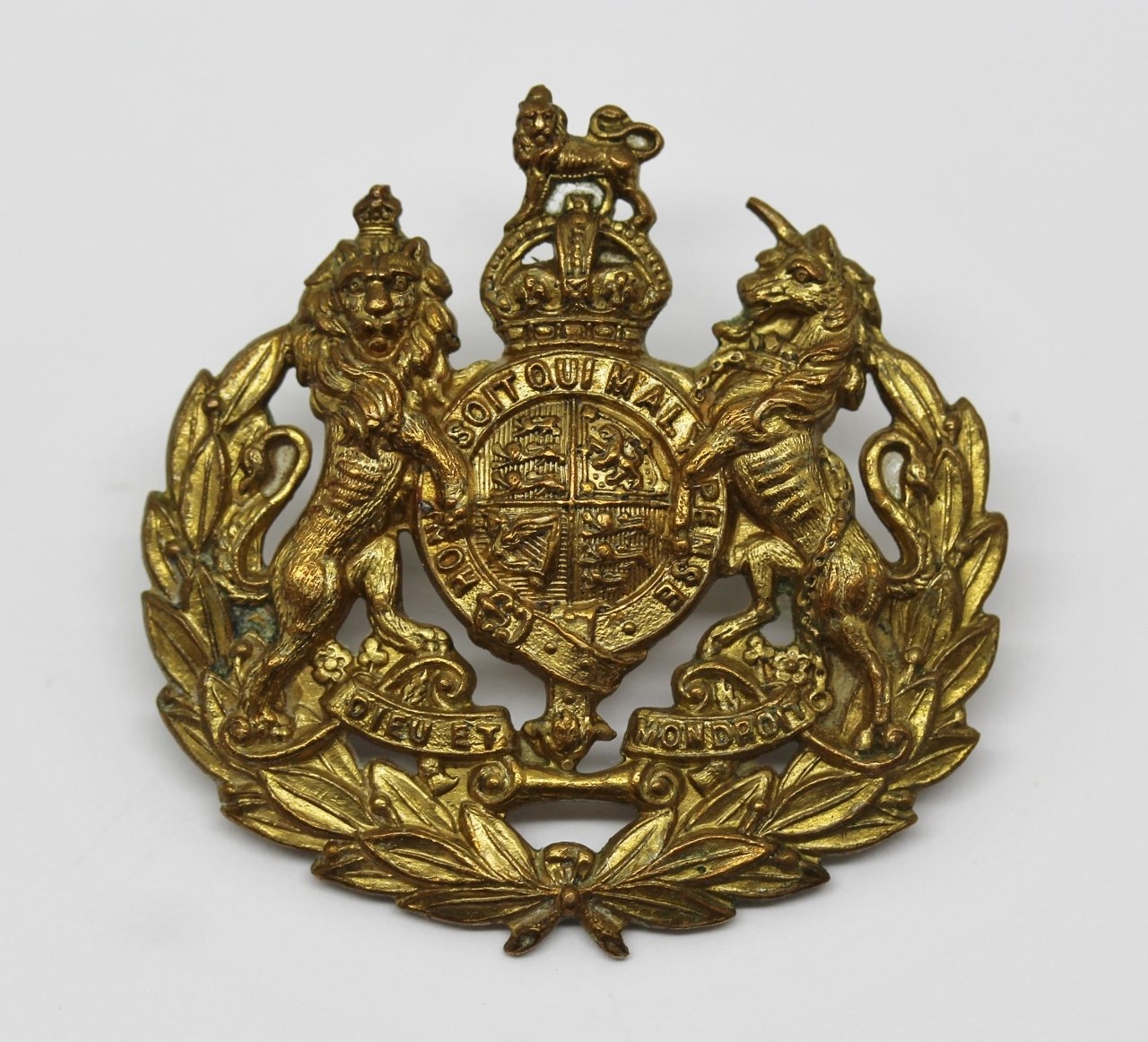 British Army Regimental Corporal Major (Household Cavalry) Rank Badge - King's Crown
