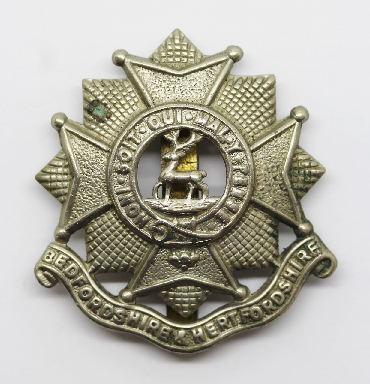 Bedfordshire & Hertfordshire Regiment Cap Badge