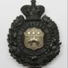 Victorian Leeds Volunteer Rifles Cross Belt Plate Badge