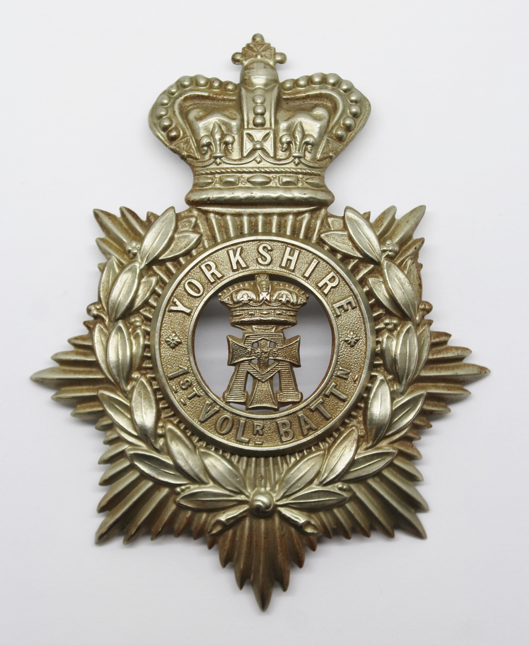 Victorian 1st Volunteer Battalion, Yorkshire Regiment Helmet Plate