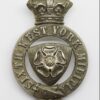 Victorian 6th West York Militia Forage Cap Badge