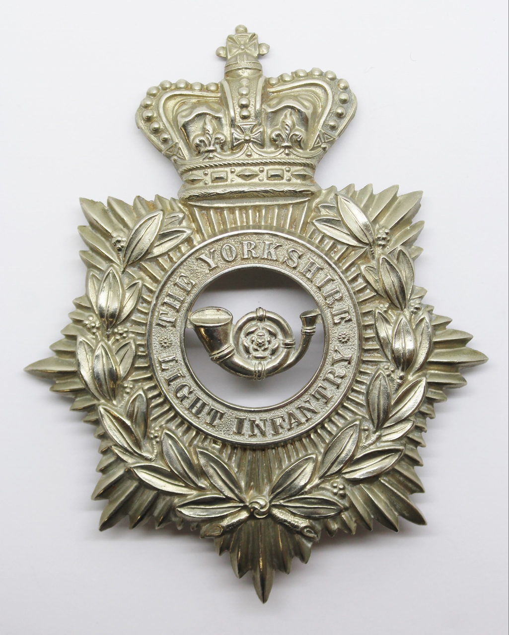Victorian King's Own Yorkshire Light Infantry (K.O.Y.L.I.) Volunteer Bns. Helmet Plate