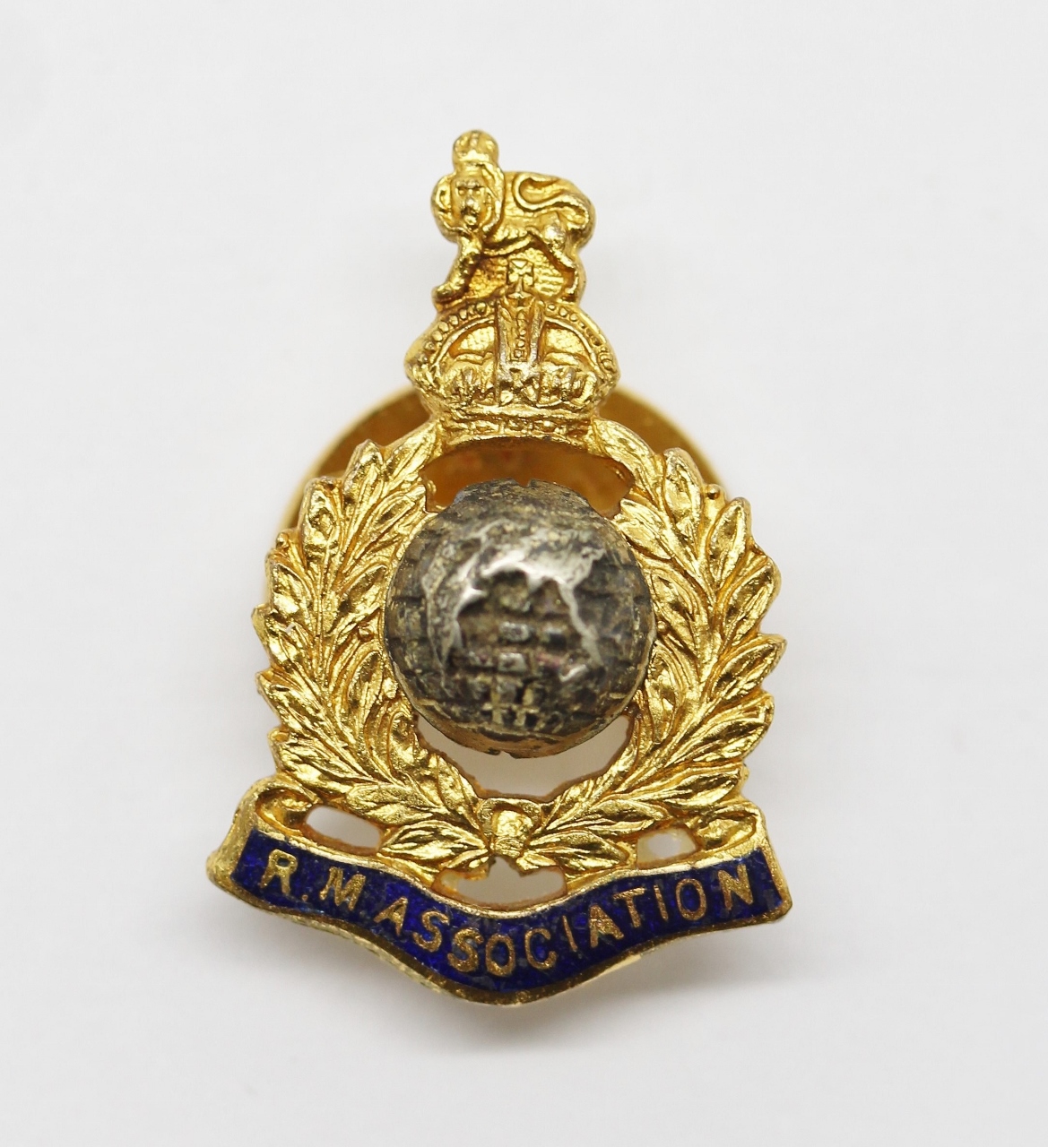 Royal Marine Association Veterans Lapel Badge - King's Crown