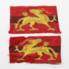 Pair of HQ Land Forces Hong Kong Printed Formation Signs