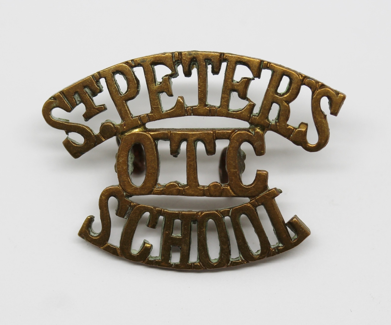 St. Peter's School O.T.C. (ST. PETER'S / OTC / SCHOOL) Shoulder Title