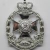 7th Battalion P.W.O. West Yorkshire Regiment (Leeds Rifles) Anodised (Staybrite) Cap Badge - with Tank