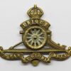 Royal Artillery Revolving Wheel Cap Badge - King's Crown