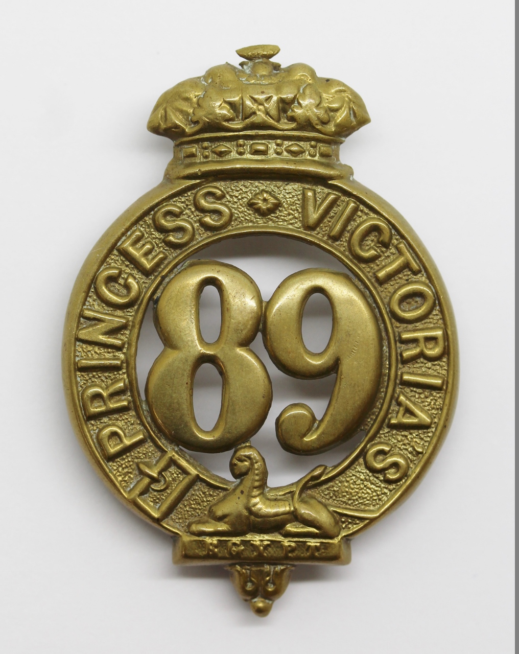 89th (Princess Victoria's) Regiment of Foot Pre 1881 Glengarry Badge