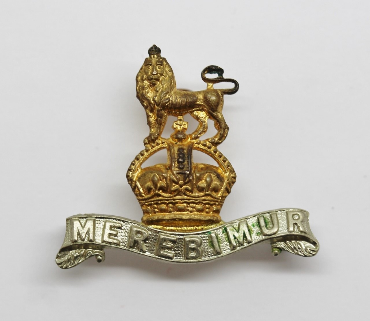 15th/19th King's Hussars Collar Badge - King's Crown
