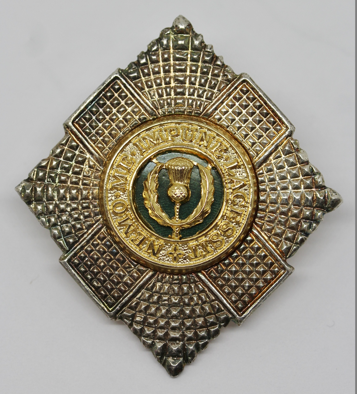 Royal Scots Warrant Officer's Cap Badge