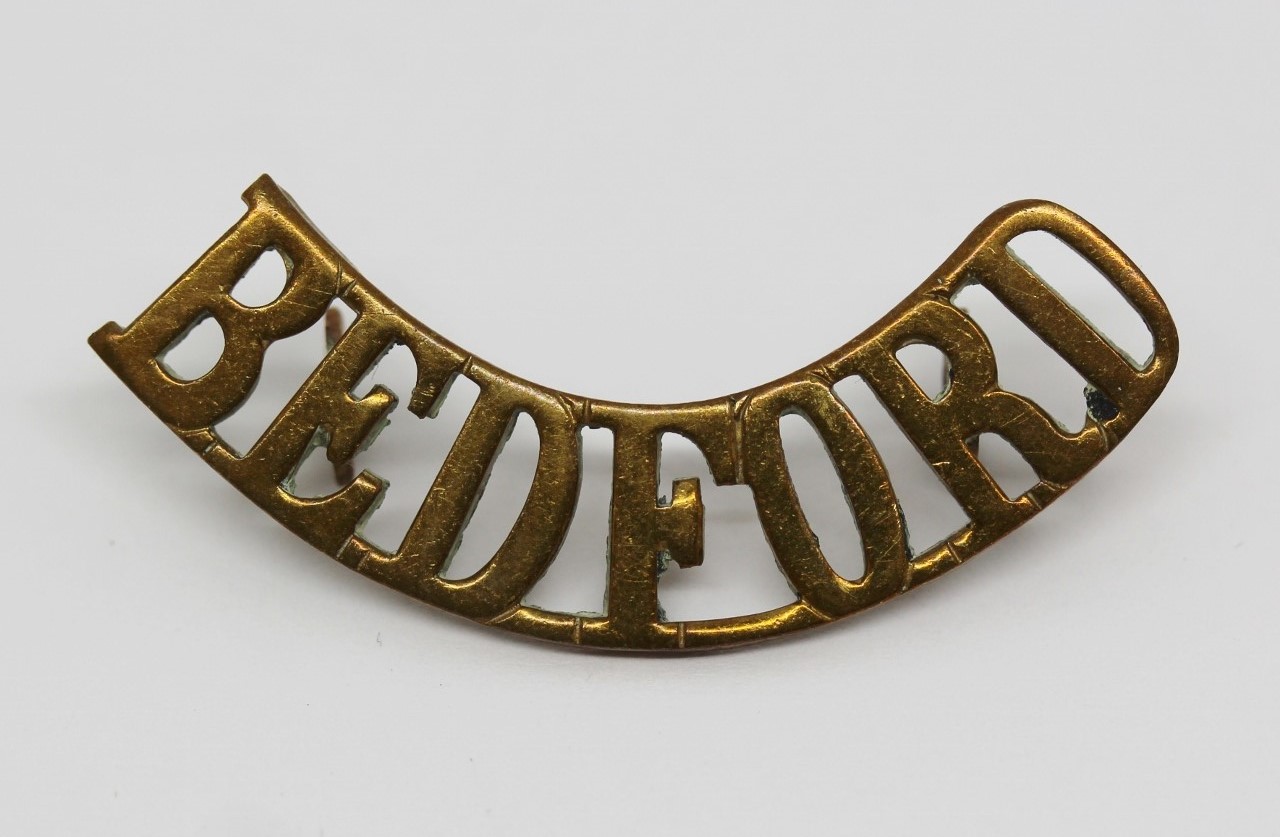Bedfordshire Regiment (BEDFORD) Shoulder Title