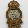 Royal Army Ordnance Corps (R.A.O.C.) Bi-metal Cap Badge - King's Crown