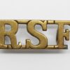 Royal Scots Fusiliers (R.S.F.) Shoulder Title