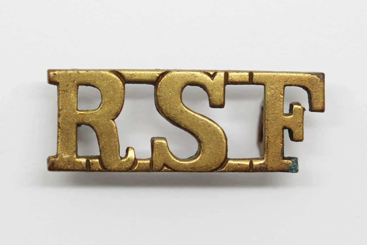 Royal Scots Fusiliers (R.S.F.) Shoulder Title