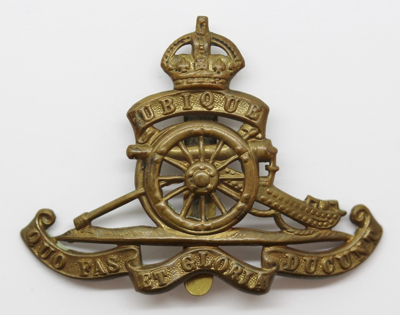 Royal Artillery Cap Badge - King's Crown