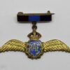 Royal Air Force (R.A.F.) Enamelled Sweetheart Brooch - King's Crown