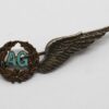 Royal Air Force (R.A.F.) Air Gunners Brevet Silver & Enamel Sweetheart Brooch