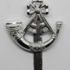Light Infantry Anodised (Staybrite) Cap Badge