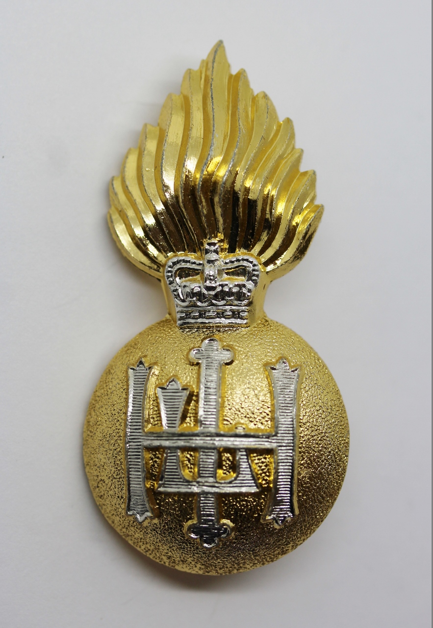 Royal Highland Fusiliers Anodised (Staybrite) Cap Badge