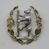 Queen's Own Warwickshire & Worcestershire Yeomanry Anodised (Staybrite) Cap Badge