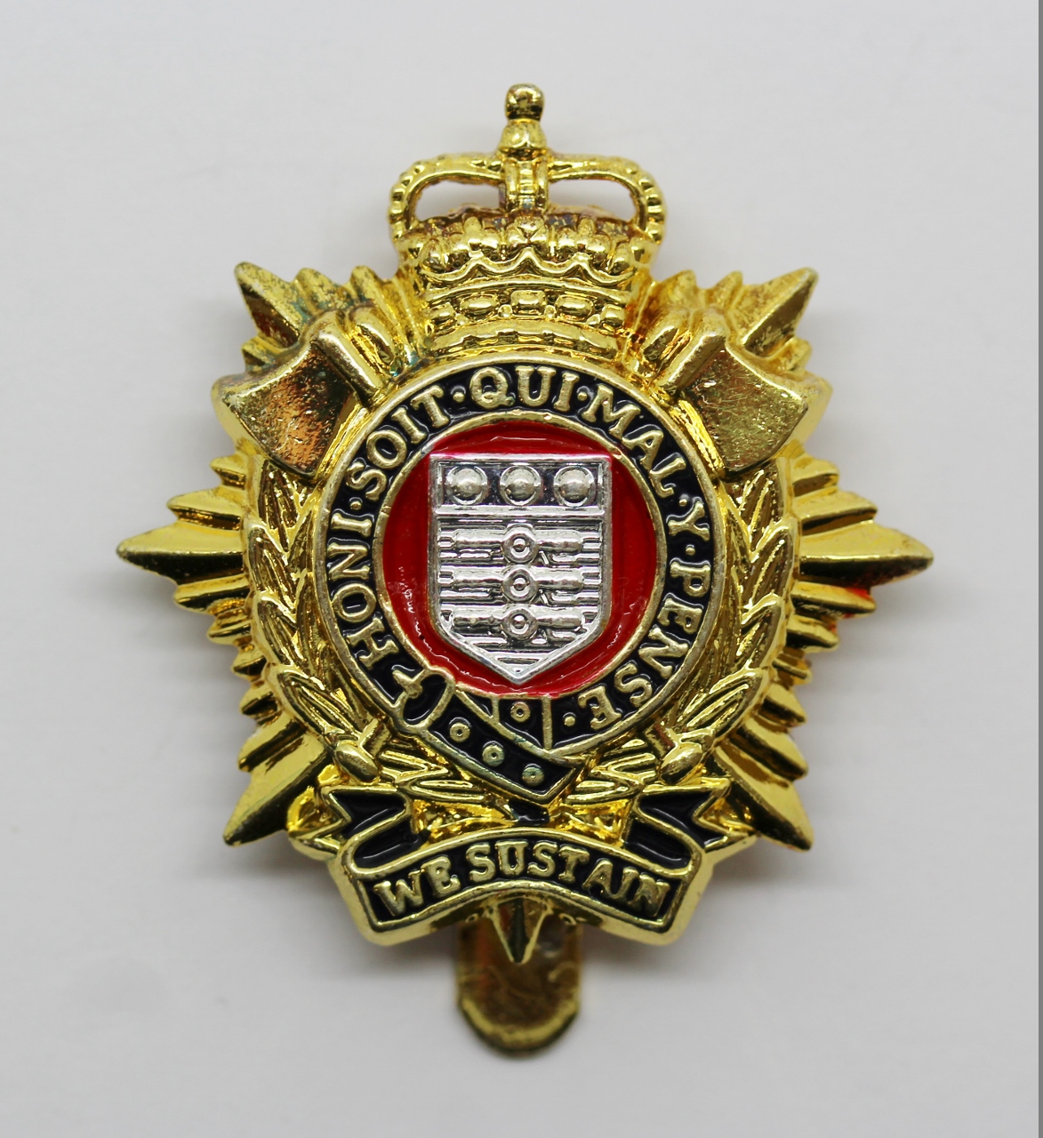 Royal Logistic Corps Cap Badge - Queen's Crown