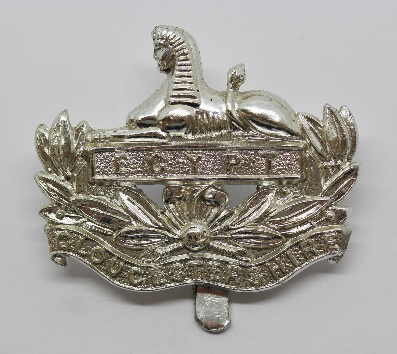 Gloucestershire Regiment Anodised (Staybrite) Cap Badge