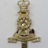 Pioneer Corps Anodised (Staybrite) Beret Badge - Queen's Crown