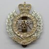 Royal Engineers Anodised (Staybrite) Cap Badge - Queen's Crown