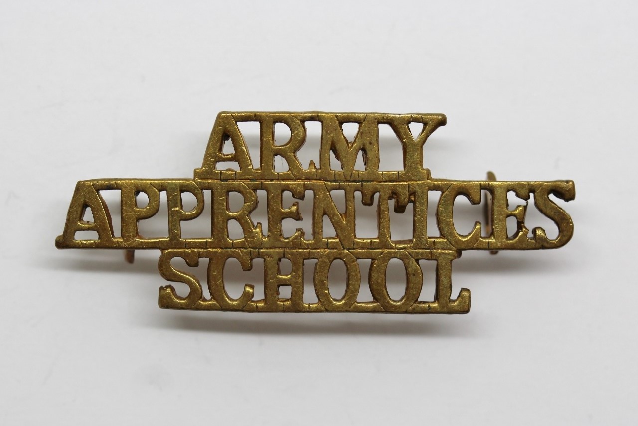Army Apprentices School Shoulder Title